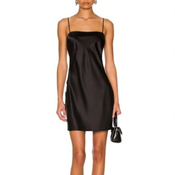 NEW Fleur Du Mal 100% Silk Charmeuse Adjustable Straps Cut-outs Side Detail Lrg - Picture 3 of 14